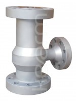 Zpětný ventil do svislého potrubí přírubový s odbočkou KM 9902.1 117 (Z35) - Zpětné ventily do svislého potrubí
